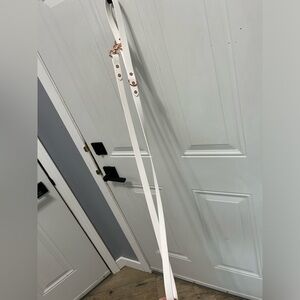 White Biothane Leash